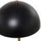 Black Metal Umbrella Style Desk Lamp with Marble Base 10" x 10" x 28"